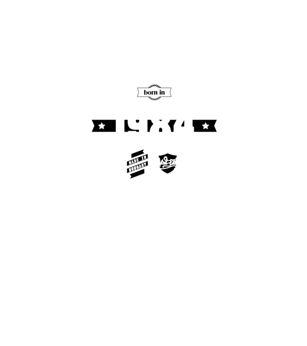 born-in-1984 minta bordó pólón