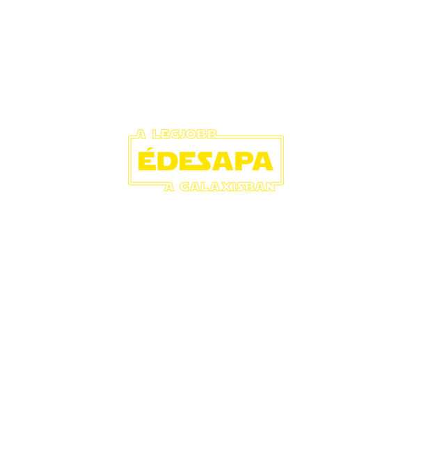 star-wars-legjobb-edesapa minta fekete pólón