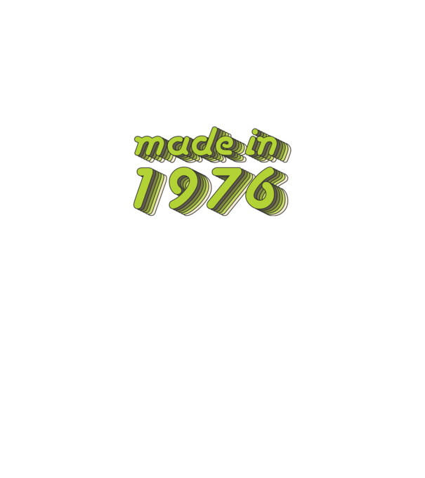 made-in-1976-green-grey minta fehér pólón