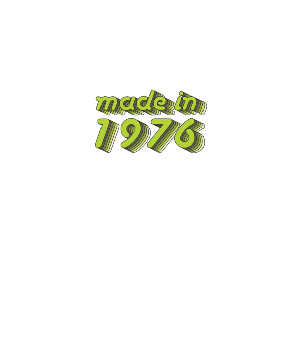 made-in-1976-green-grey minta fehér pólón