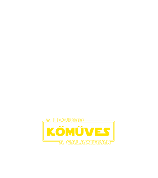 star-wars-legjobb-komuves minta fehér pólón