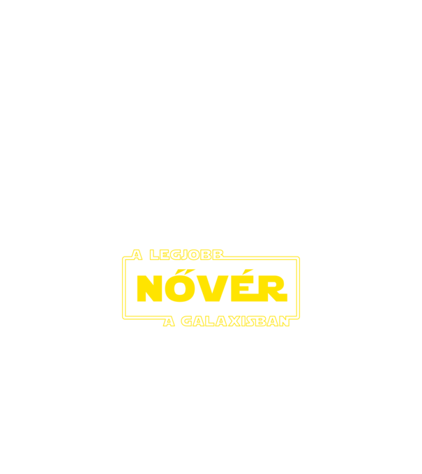 star-wars-legjobb-nover minta fekete pólón