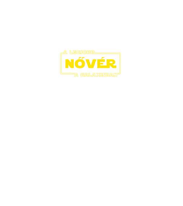 star-wars-legjobb-nover minta fekete pólón