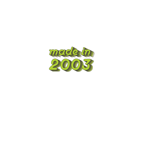 made-in-2003-green-grey minta piros pólón