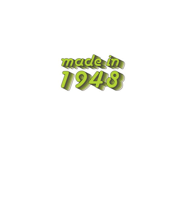 made-in-1948-green-grey minta szürke/fekete pólón
