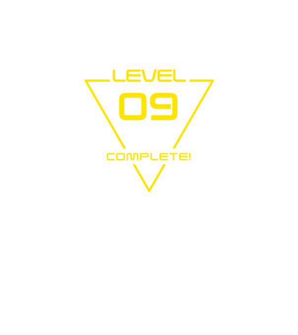 level-complete-09 minta fekete pólón