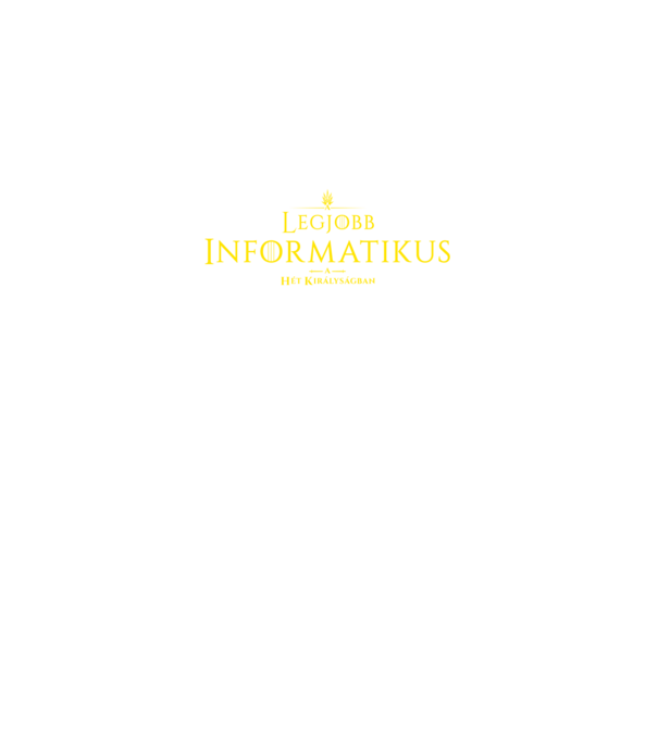 got-legjobb-informatikus minta fekete pólón
