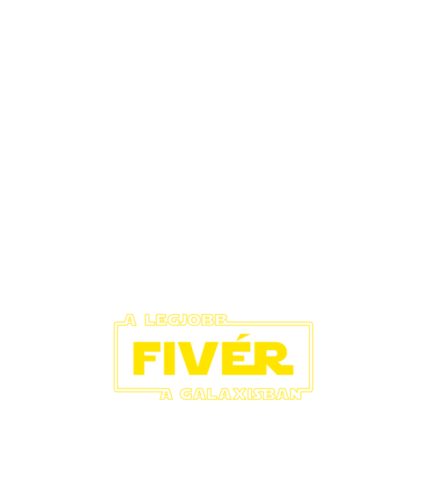 star-wars-legjobb-fiver minta sötétkék pólón