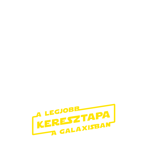 star-wars-legjobb-keresztapa-solo minta sötétkék pólón