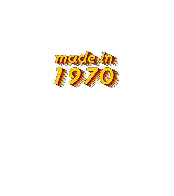 made-in-1970-yellow-red minta fekete pólón