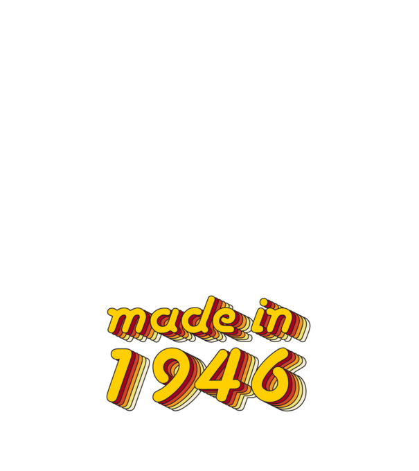 made-in-1946-yellow-red minta piros pólón
