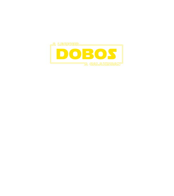 Star Wars legjobb dobos minta fekete pólón