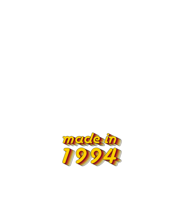 made-in-1994-yellow-red minta fehér pólón