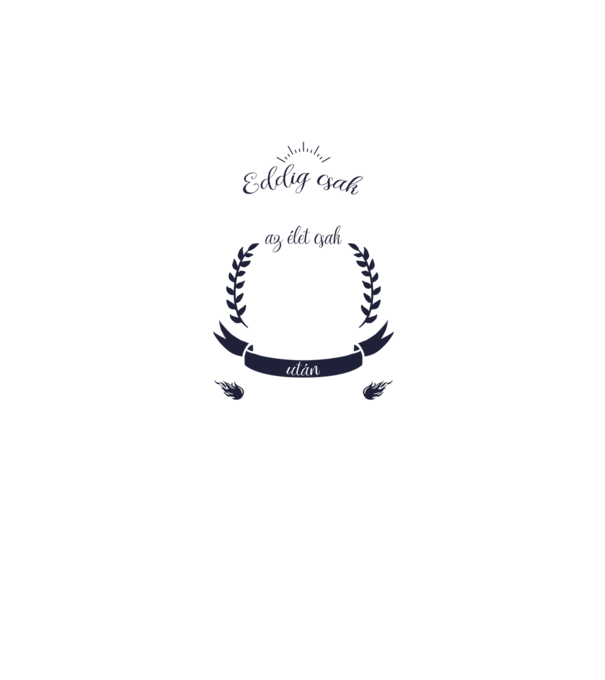kamasz-80 minta királykék pólón