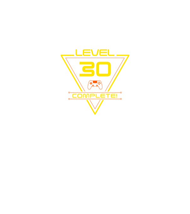 level-complete-30 minta sötétkék pólón