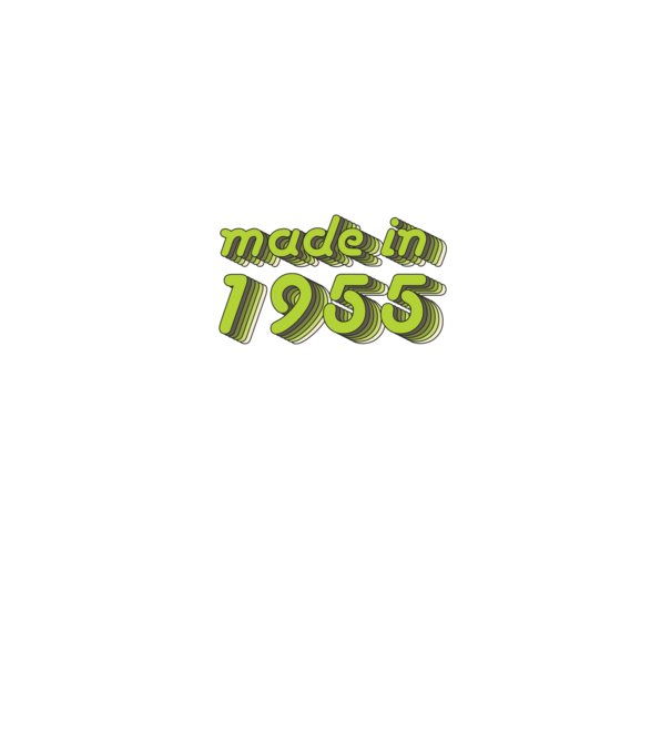 made-in-1955-green-grey minta sötétkék pólón