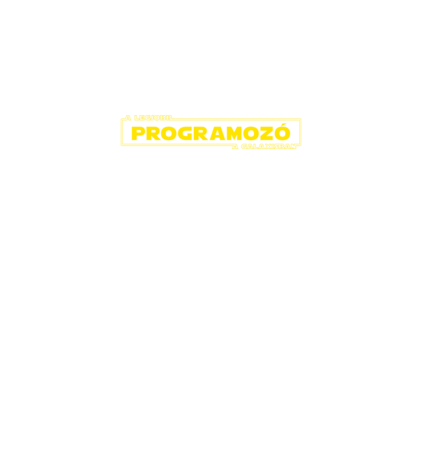 star-wars-legjobb-programozo minta fekete pólón
