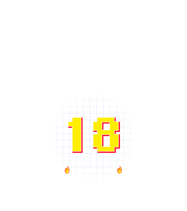 Level Unlocked 18 minta fekete pólón