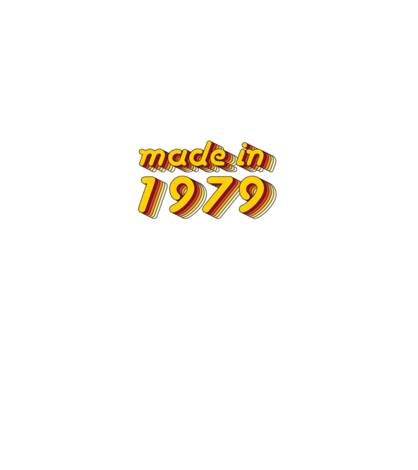 made-in-1979-yellow-red minta türkiz pólón