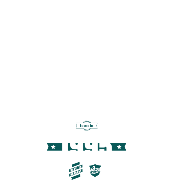 born-in-1995 minta sötétkék pólón