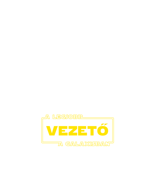 star-wars-legjobb-vezeto minta sötétkék pólón
