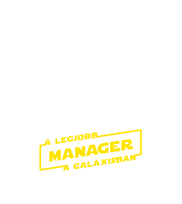 star-wars-legjobb-manager-solo minta sötétkék pólón