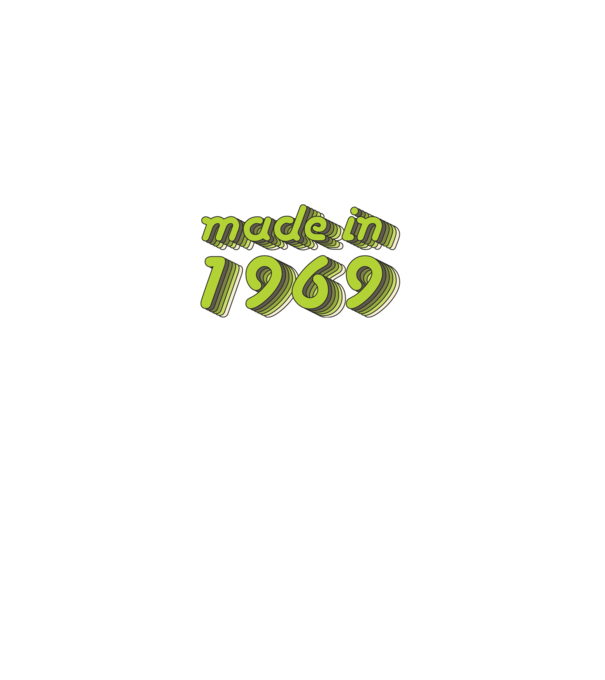 made-in-1969-green-grey minta fekete pólón