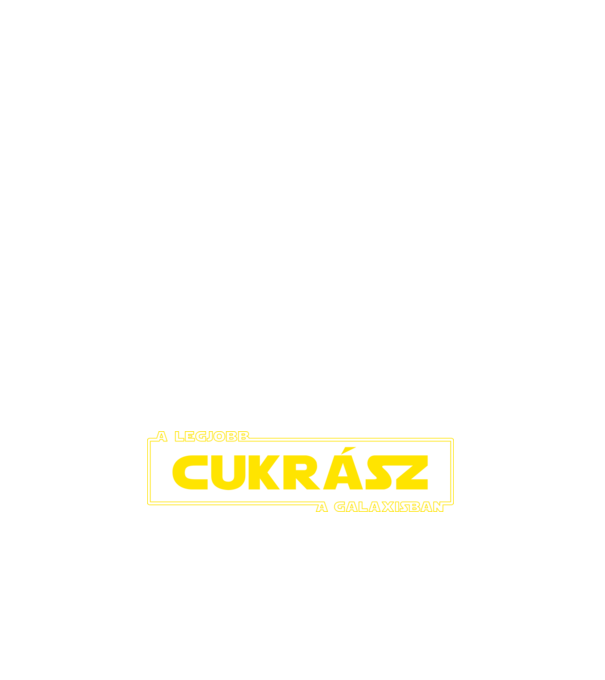 star-wars-legjobb-cukrasz minta fehér pólón