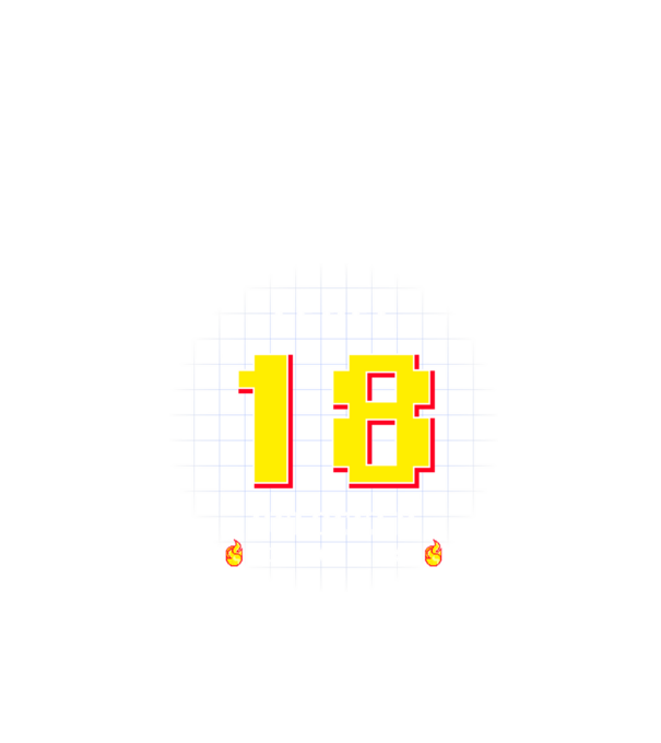 Level Unlocked 18 minta fekete pólón