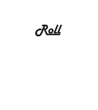 Roll, páros minta minta fehér pólón