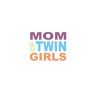 Mom of twin girls, páros minta minta fekete pólón