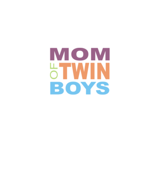 MOM of twin boys minta fekete pólón