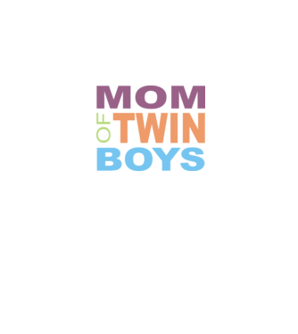 MOM of twin boys minta fekete pólón