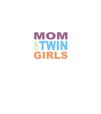 Mom of twin girls, páros minta minta fekete pólón