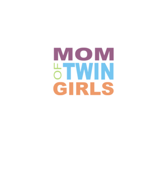Mom of twin girls, páros minta minta fekete pólón