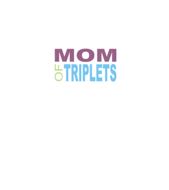 Momof triplets minta fekete pólón