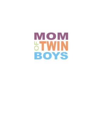 MOM of twin boys minta fekete pólón