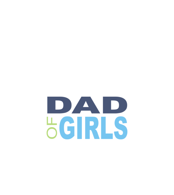 Dad of girls minta fekete pólón
