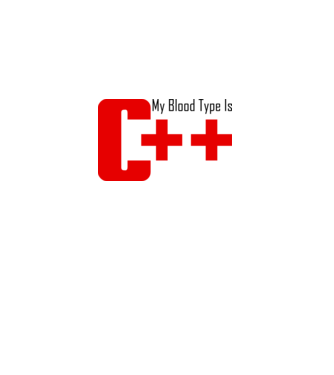 My blood type is c   minta fehér pólón