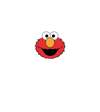 elmo minta fekete pólón