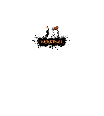 basketball minta fehér pólón