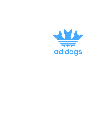 adidog minta neonsárga pólón