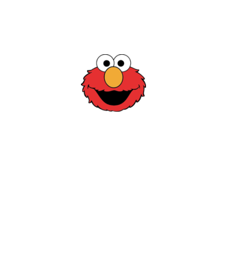elmo minta fekete pólón