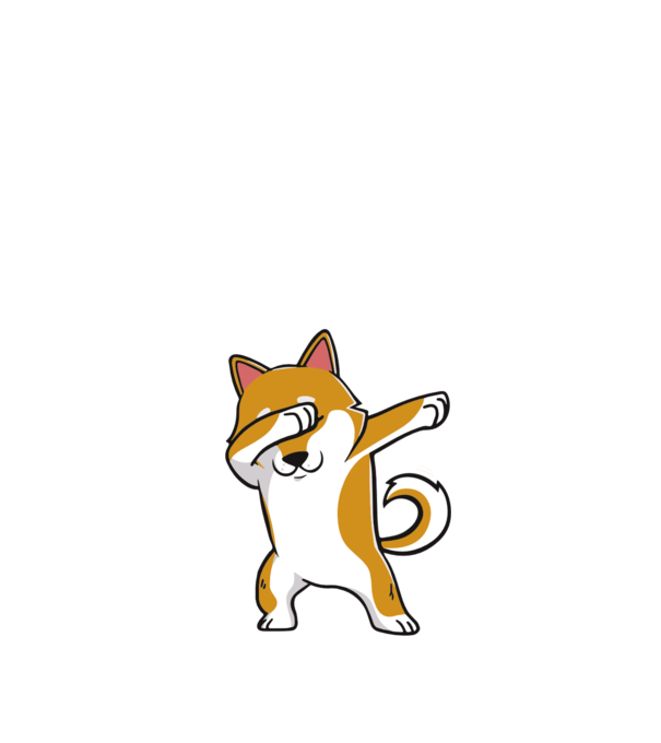 Shiba Inu minta homokszín pólón