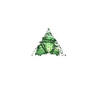 Legend of Zelda - Triforce minta szürke/fekete pólón