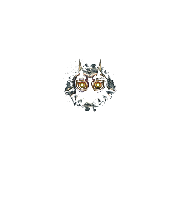 Legend of Zelda - Majora's Mask minta fekete pólón