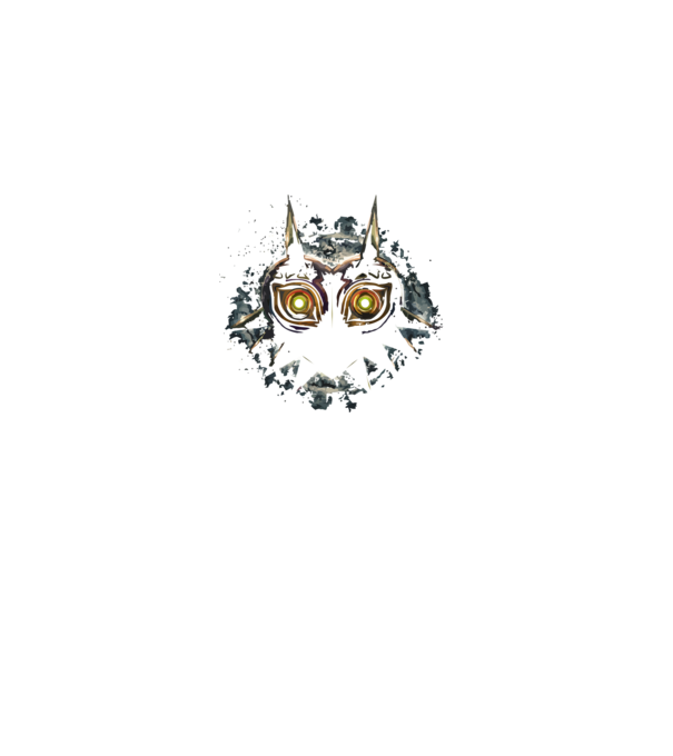Legend of Zelda - Majora's Mask minta fekete pólón
