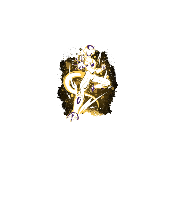 Dragon Ball - Golden Frieza minta fekete pólón