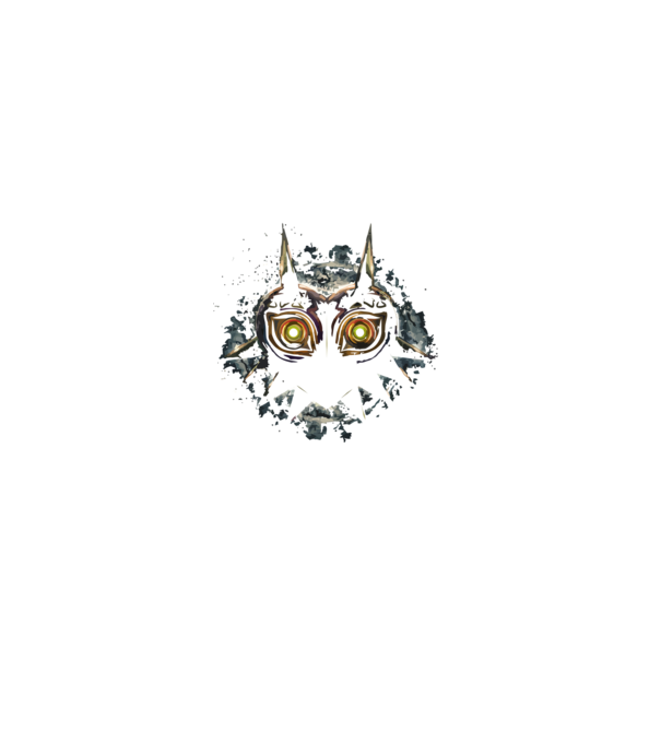 Legend of Zelda - Majora's Mask minta fekete pólón