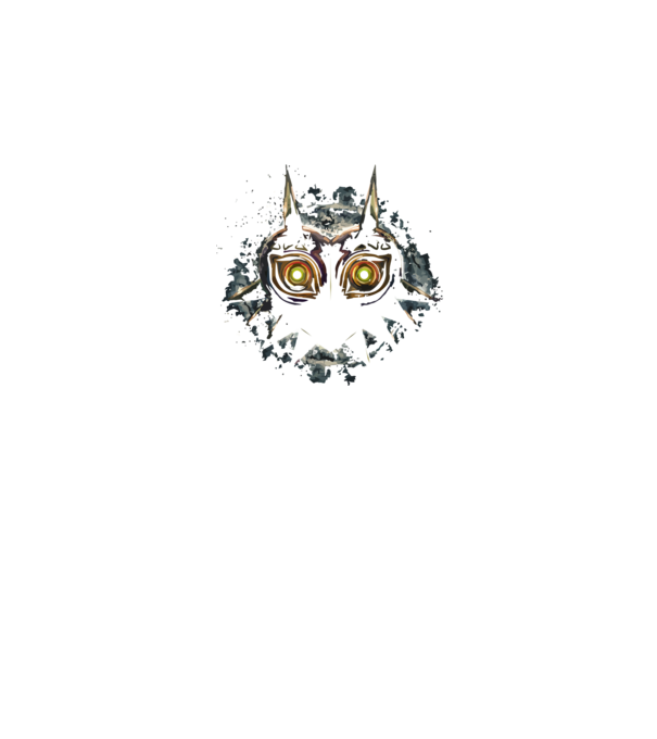 Legend of Zelda - Majora's Mask minta fekete pólón